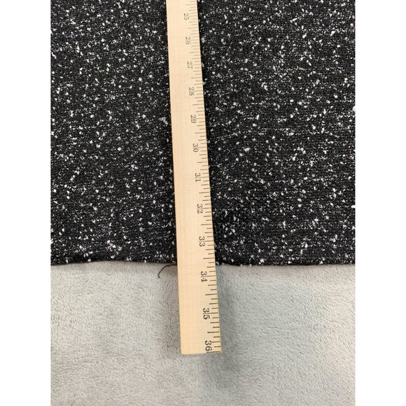 Hailey 23 Womens Medium Black Sparkle A-Line Dress Short Sleeve Zippered Back - Picture 6 of 9